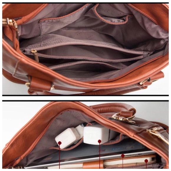 Black Adelaise Vegan Leather Bag - Picture 6 of 6